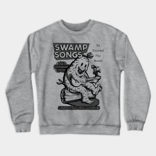 Swamp Songs - White/Black Crewneck Sweatshirt